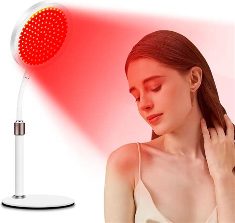 Amazon.com: Red Light Therapy Device with Base, 660nm Red Light & 850nm ...