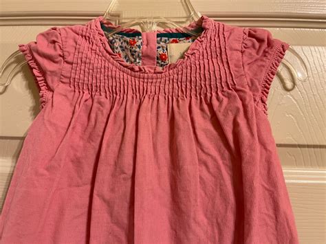 Mini Boden Boden Girls Pink Wale Cord Dress Size 1218 Months | EBG