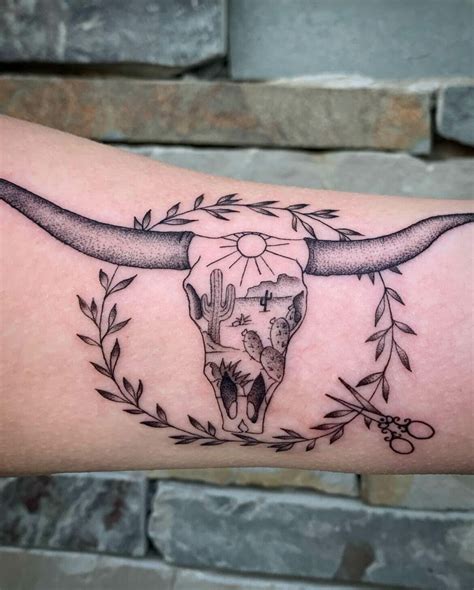 101 Best Longhorn Tattoo Ideas That Will Blow Your Mind!
