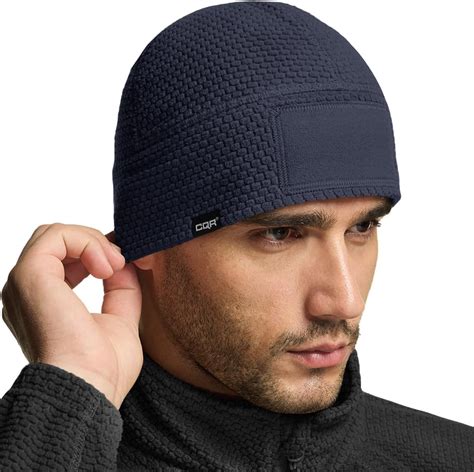 CQR Men's Fleece Tactical Beanie, Lightweight Army Military Skull Cap ...