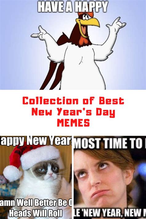 Collection Of Best NEW YEAR'S DAY MEMES 2024 | Funny new years memes ...
