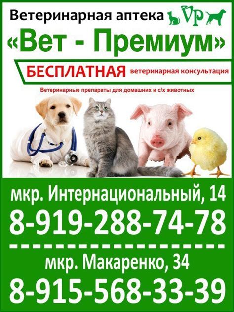 Ветеринарная аптека Вет-Премиум в микрорайоне Макаренко - отзывы, фото ...