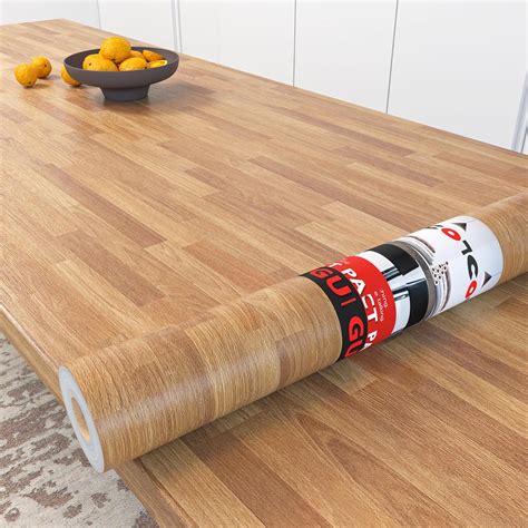 Decotalk Butcher Block Contact Paper for Countertops 17.7"x120" Butcher ...