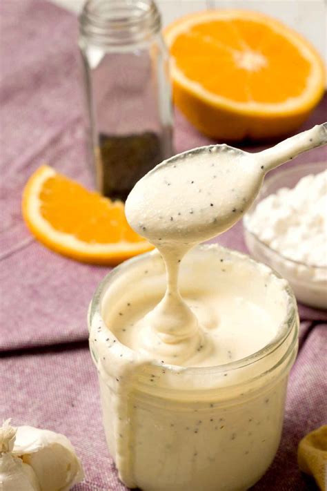 Panera Poppyseed Dressing with Cottage Cheese Homemade