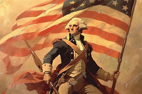 George Washington - Heroic Figure of the American Revolution Foto ...