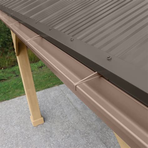 Yardistry Rain Gutter Kit For The 12 x 14 Meridian Gazebo | SelectSheds.com