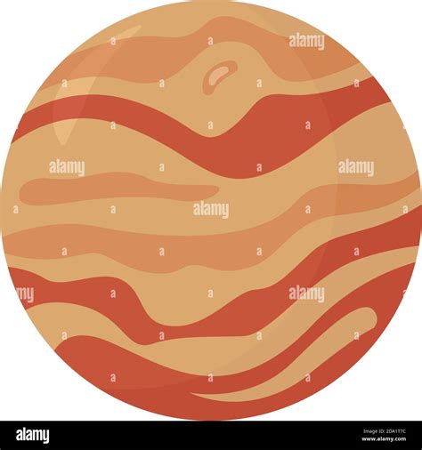 Planet Venus, illustration, vector on white background Stock Vector ...