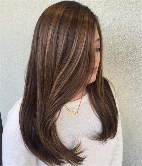 Dark Hair With Caramel Highlights