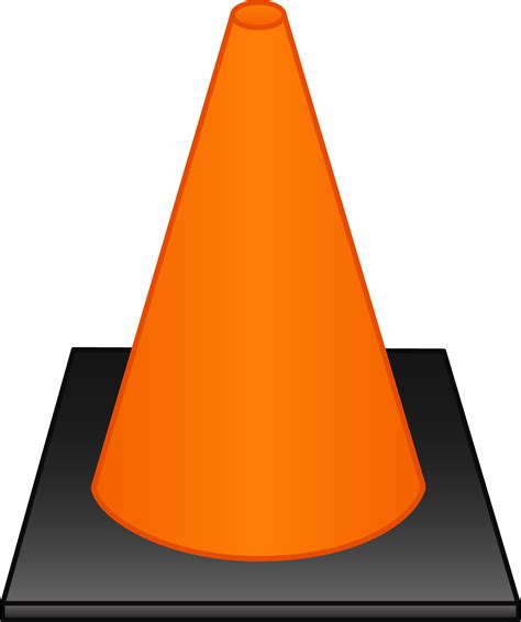 Clip Art Construction Cone at Mandy Robinson blog