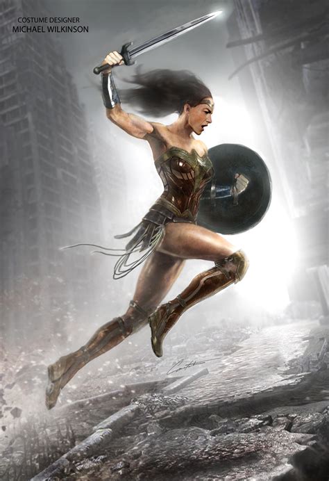 ArtStation - Wonder Woman BvS in action
