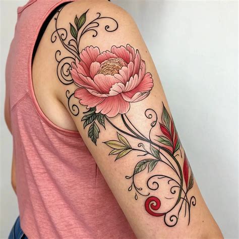 Peony Tattoo Meaning & Symbolism: Secrets Of Peony Tattoo