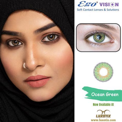 EGO Vision Ocean Green Contact Lens - Luxotix