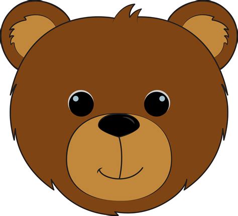 Teddy Bear Face Clipart