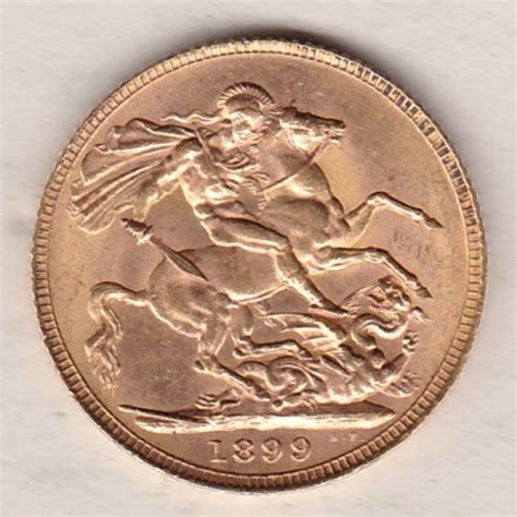 1899 Gold Sovereign - Victoria Old Head | Dorset Coin Company
