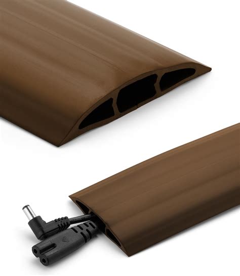 Amazon.com: Bates- Floor Cord Cover, 6ft Cable Cover, Brown, Cord ...
