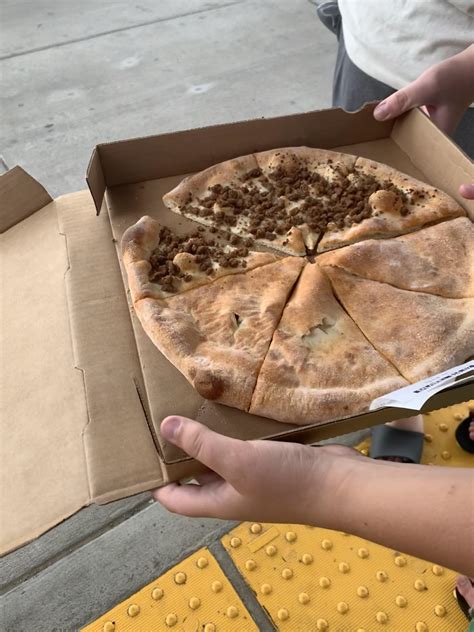 I see your none pizza with left beef/right cheese, and I raise you a ...