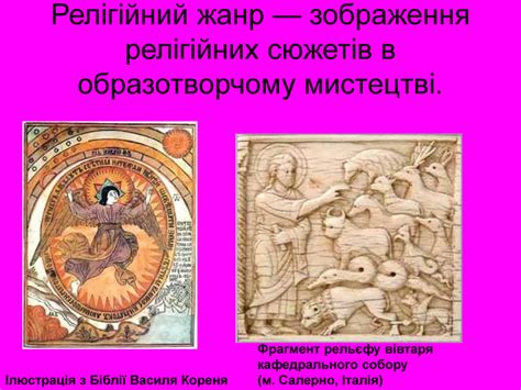 Презентація "Релігійний жанр"