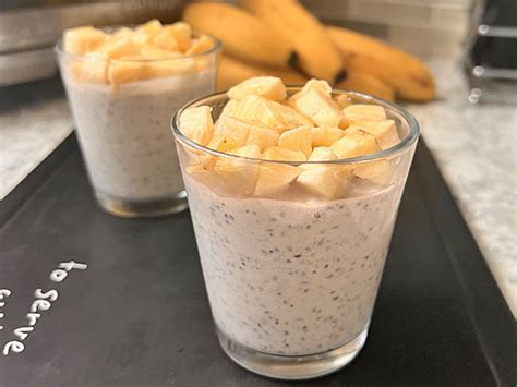 Банановый Пудинг с Кокосовым Молоком и Чиа | Mydeliciousmeals.com