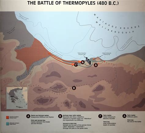 Battle Of Thermopylae Map