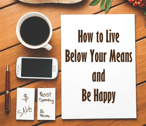 Live Below Your Means