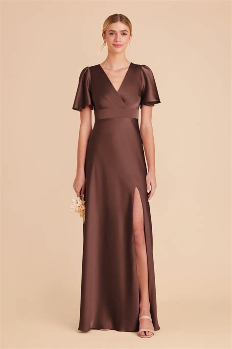 Rust Brown Bridesmaid Dresses