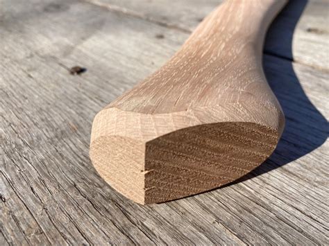 28" Curved Single Bit Hickory Axe Handle. Plain Sanded Made in USA # 2 ...