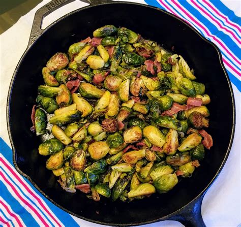 There's nothing like cast iron for cooking Brussels sprouts : r/castiron