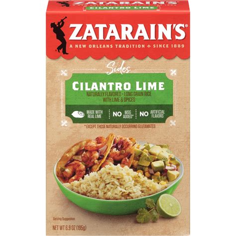 Zatarain's Cilantro Lime Rice, 6.9 oz - Walmart.com
