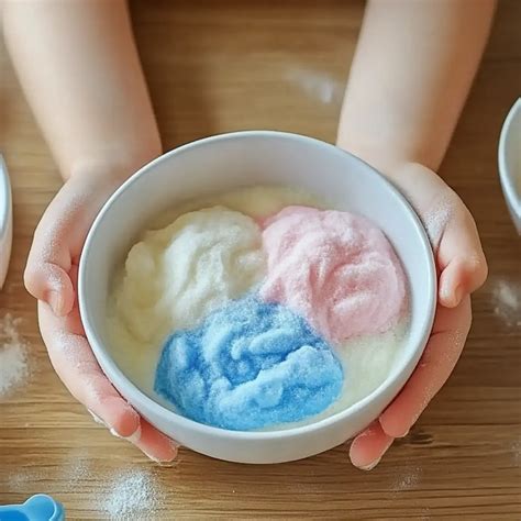 Soft and Squishy Cornstarch and Dish Soap Bubble Dough Delight - Cooky Wave