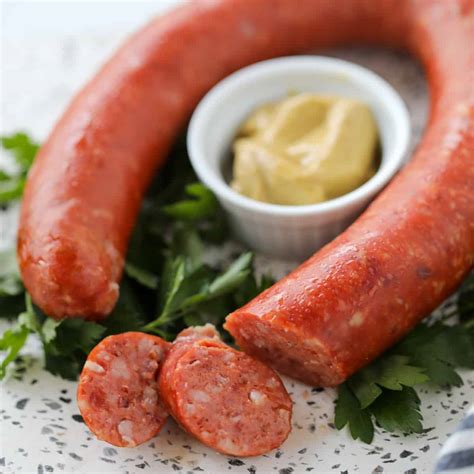Perfect Boiled Kielbasa (Polish Sausage) - Whole Lotta Yum