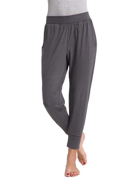 CYZ Women's Cotton Stretch Knit Pajamas Jogger Pants/Lounge Pants ...