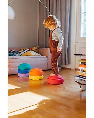 Tavola Di Equilibrio In Legno Per Bambini - Gioco Montessori, Portata 80 Kg, Con Tappetino Antiscivolo