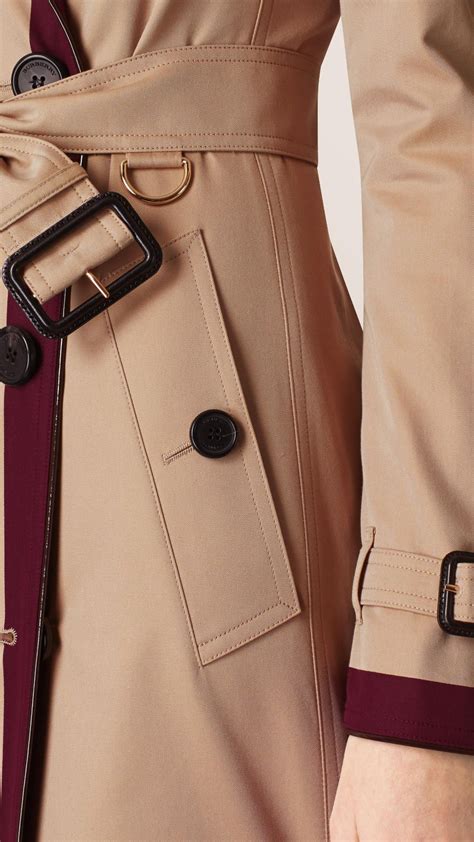 Colour Block Cotton Trench Coat | Trench coats women, Fall fashion ...