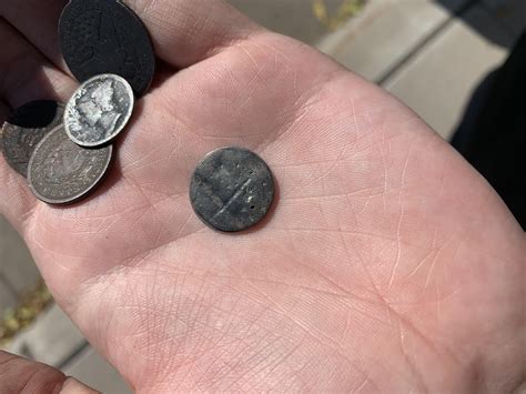 Interesting find today. Blank slate silver disk that’s a bit smaller ...