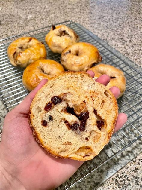 Cinnamon Raisin Sourdough Bagels - Grant Bakes