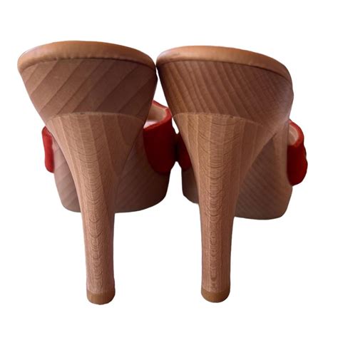 Michael Kors Women's Red Sandals | Depop