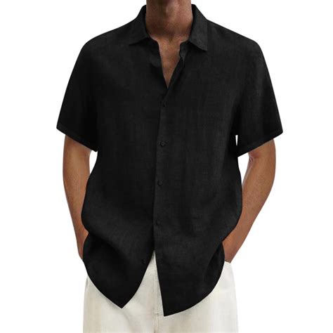 Black Dress Shirts For Men