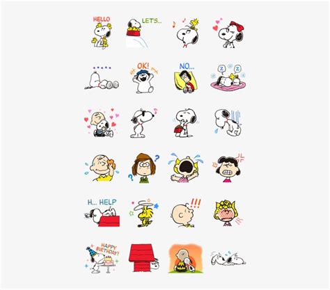 Snoopy Animated Stickers - Snoopy Emojis - Free Transparent PNG ...