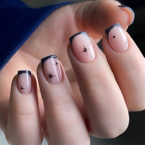 33 Cool French Tip Coffin Nails That Will Turn Heads - Nail Designs Daily