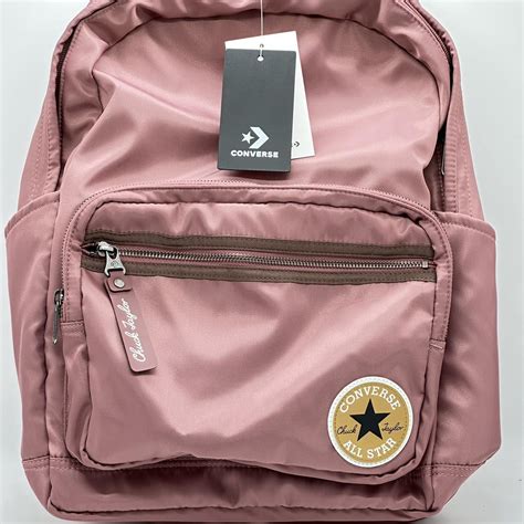 Converse all Star Pink Rose Go Backpack New Laptop... - Depop