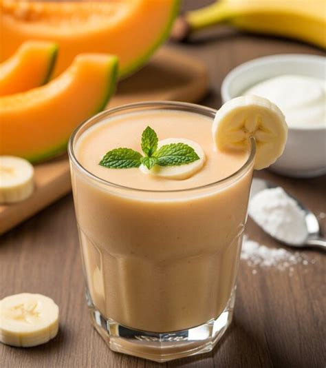 Heart-Healthy Cantaloupe & Banana Smoothie Recipe (Low Sodium + High Potassium ...