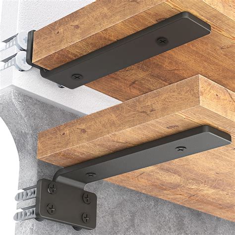 Amazon.com: Goovilla Shelf Bracket, Heavy Duty Floating Shelf Brackets ...