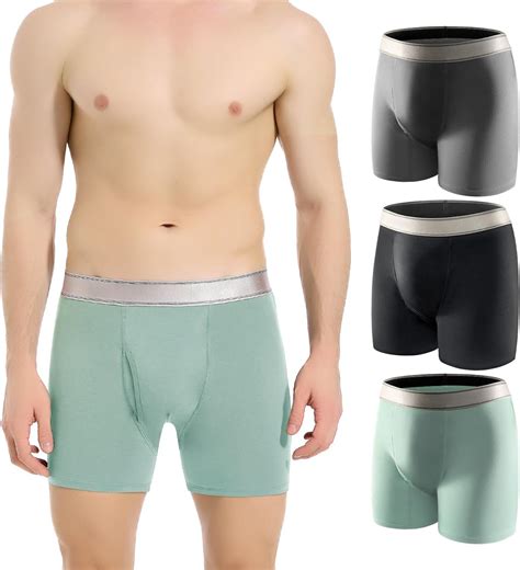 Amazon.com: Carer Incontinence Underwear for Men Washable with Front Fly Mens Incontinence ...