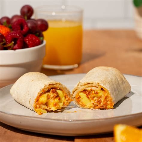 Chicken Chorizo Breakfast Burrito | Red's All Natural