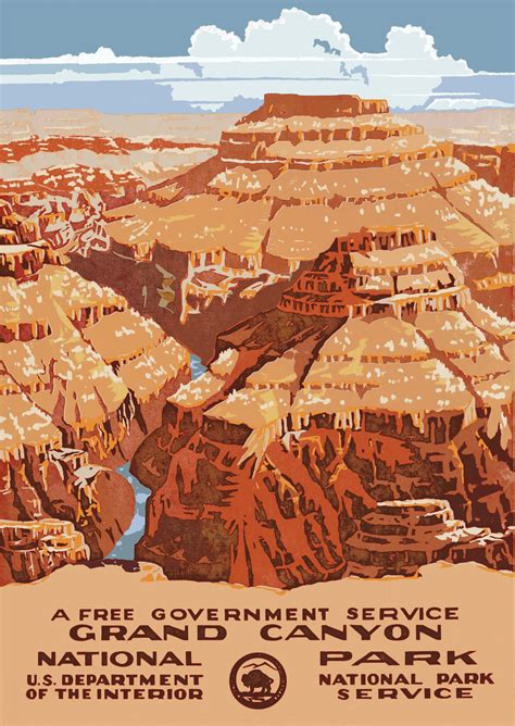 WPA Poster Grand Canyon National Park