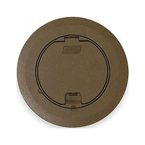 Steel City Floor Box Cover,Round,6-3/4 in.,Brown 68R-CST-BRN - Walmart.com