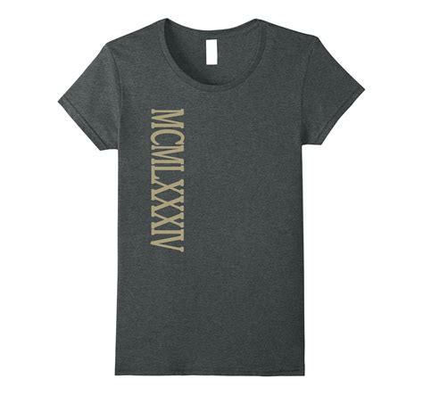 Vintage 33rd Birthday Born In 1984 Roman Numerals MCMLXXXIV-4LVS ...