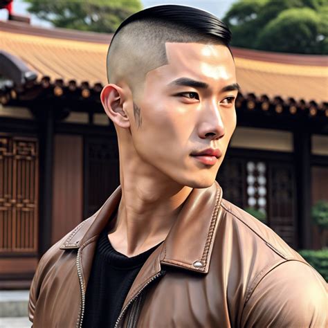15 Asian Buzz Cut Inspirations for a Sleek Look - Burst of Style