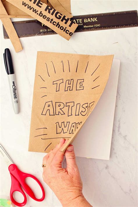 How to Make a Paper Bag Book Cover - Welcome To Nana's