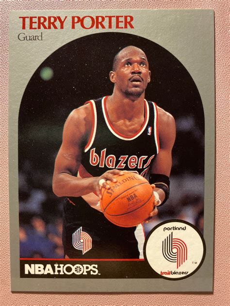 1990 NBA Hoops Trail Blazers Terry Porter Card 249 - Etsy | Terry ...